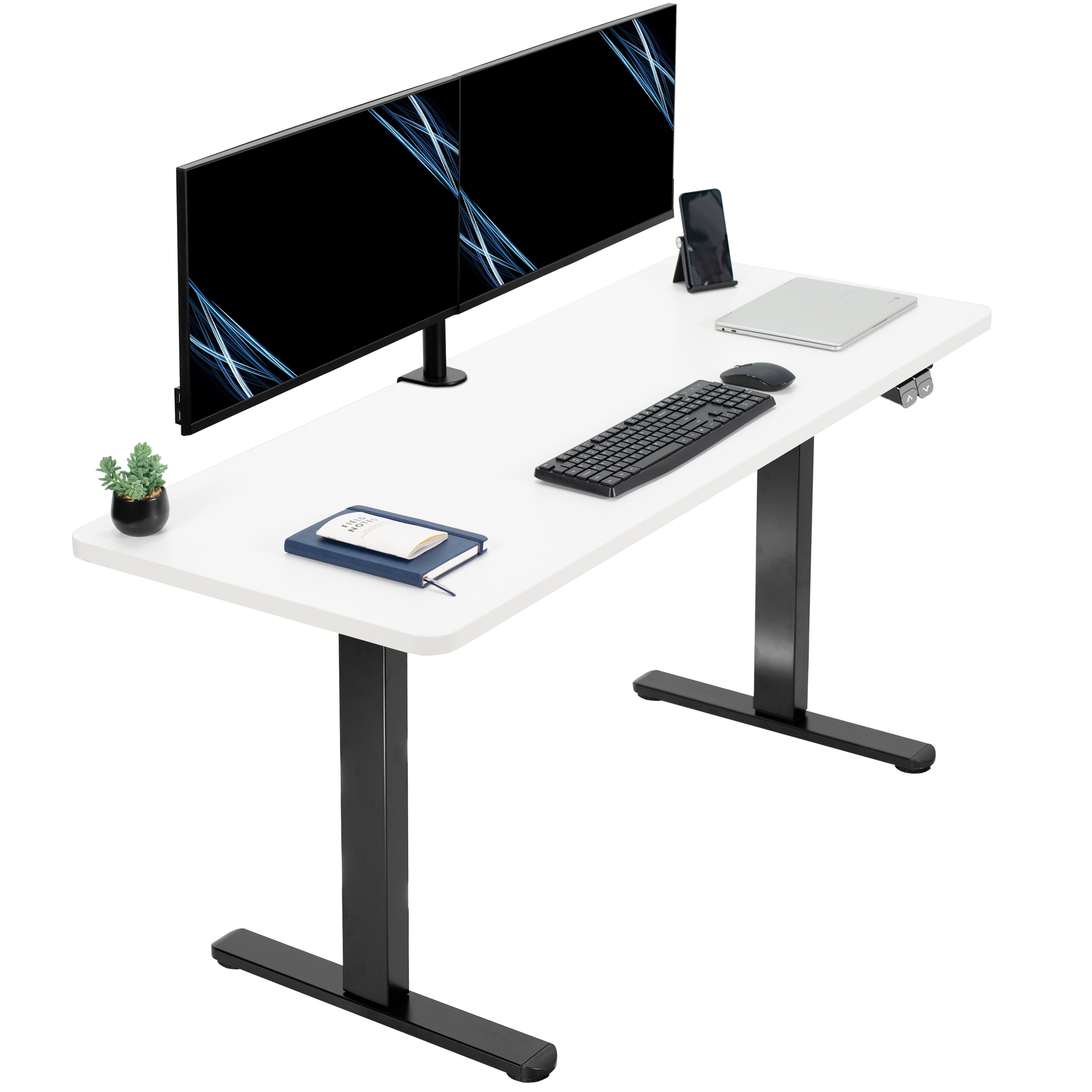 B0 Series - 60" x 24" Electric Desk with 2 Button Controller