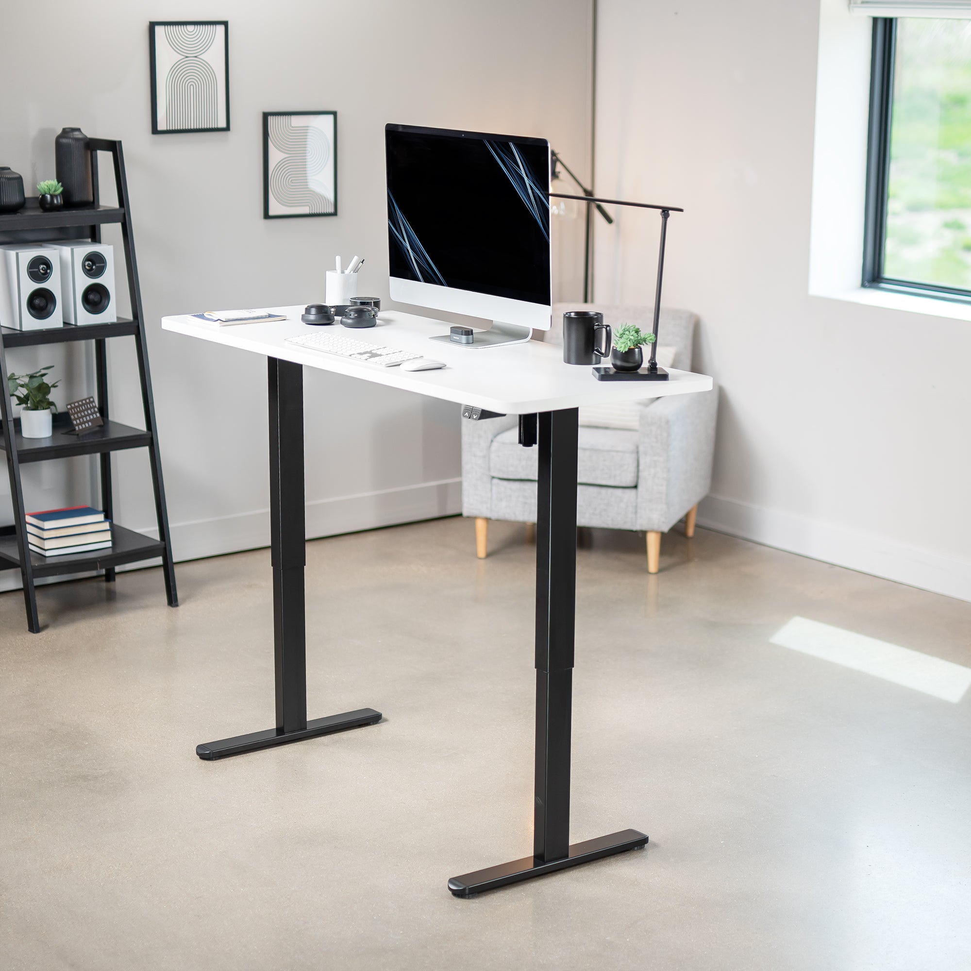 B0 Series - 60" x 24" Electric Desk with 2 Button Controller
