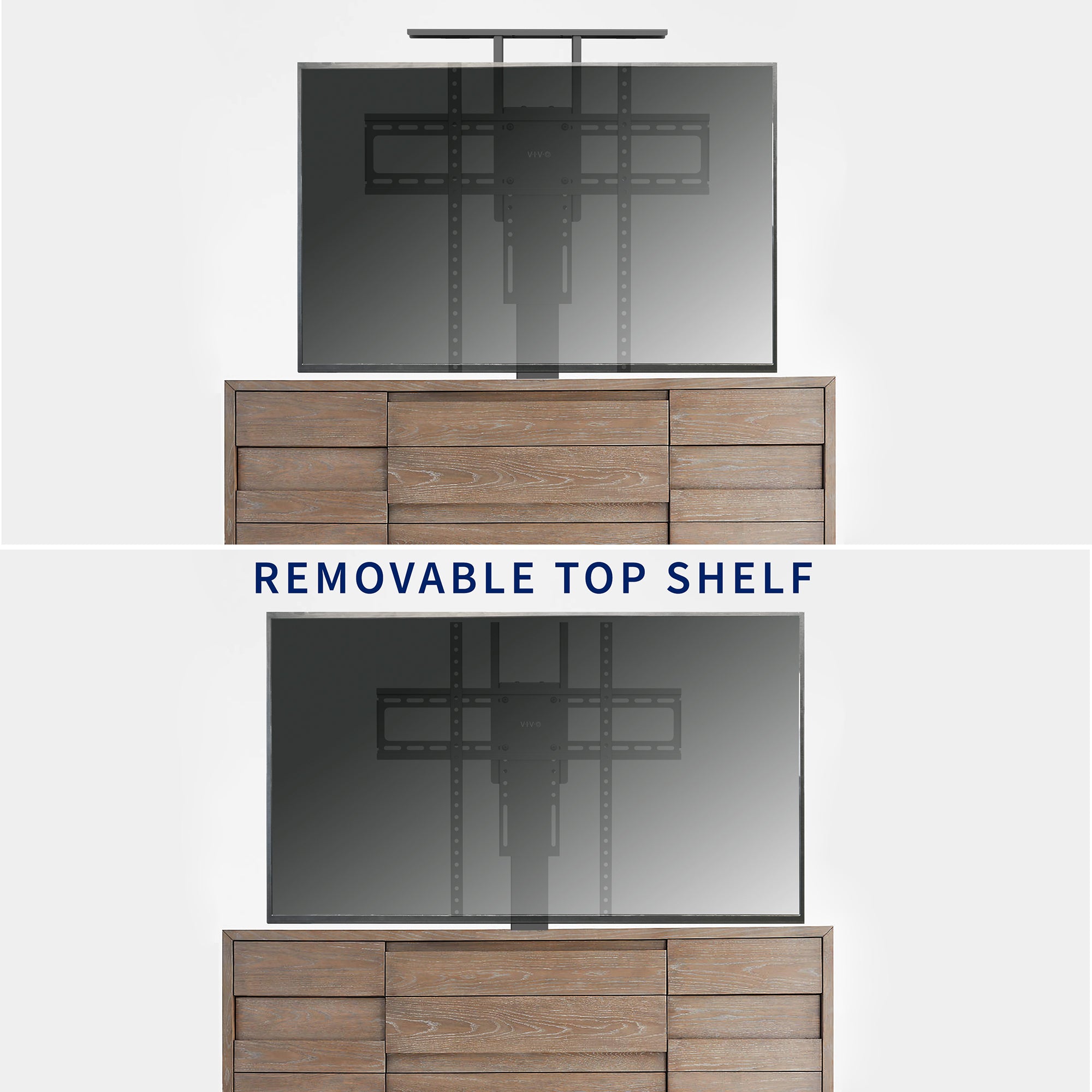 Motorized TV Stand with Remote Control