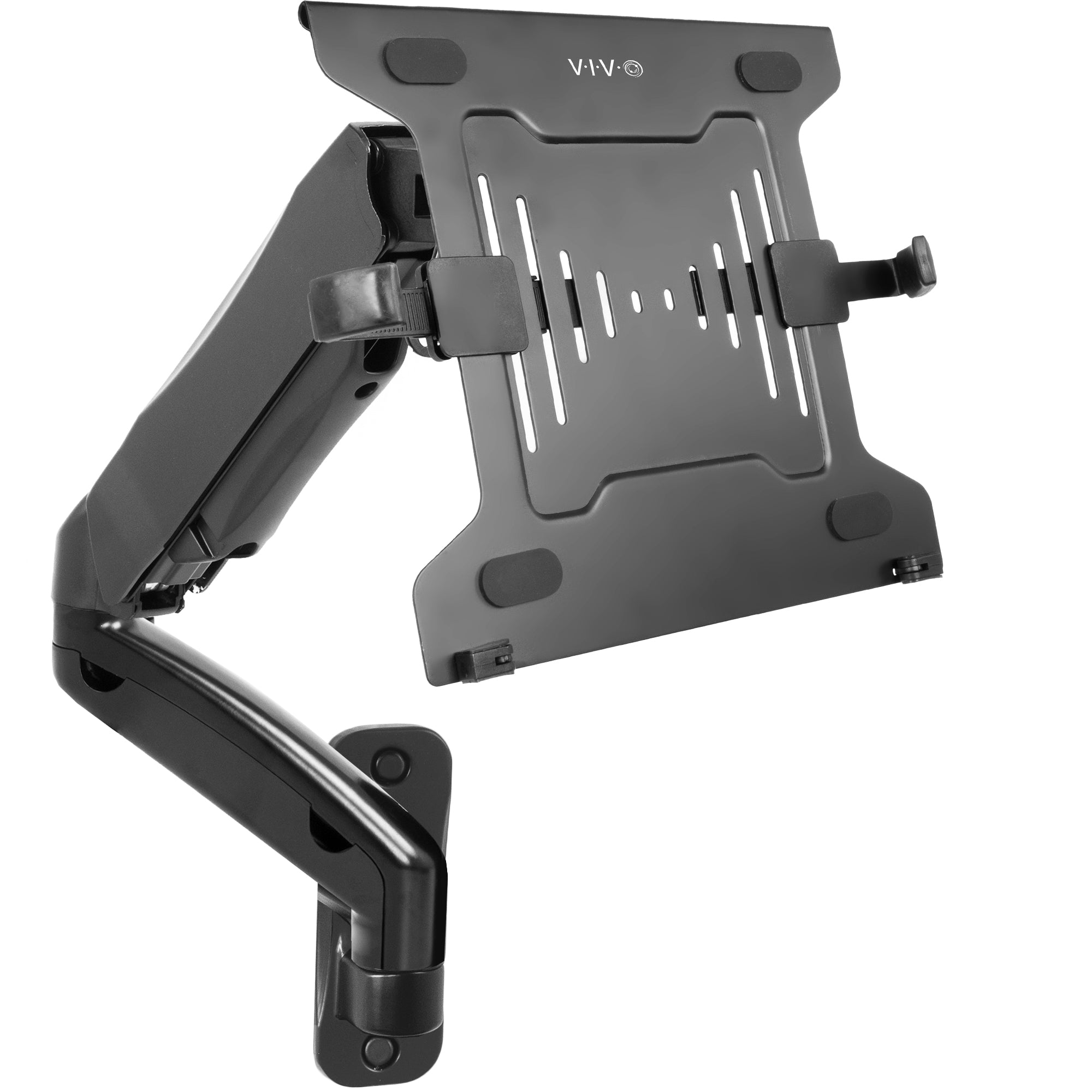 Sturdy adjustable pneumatic arm.