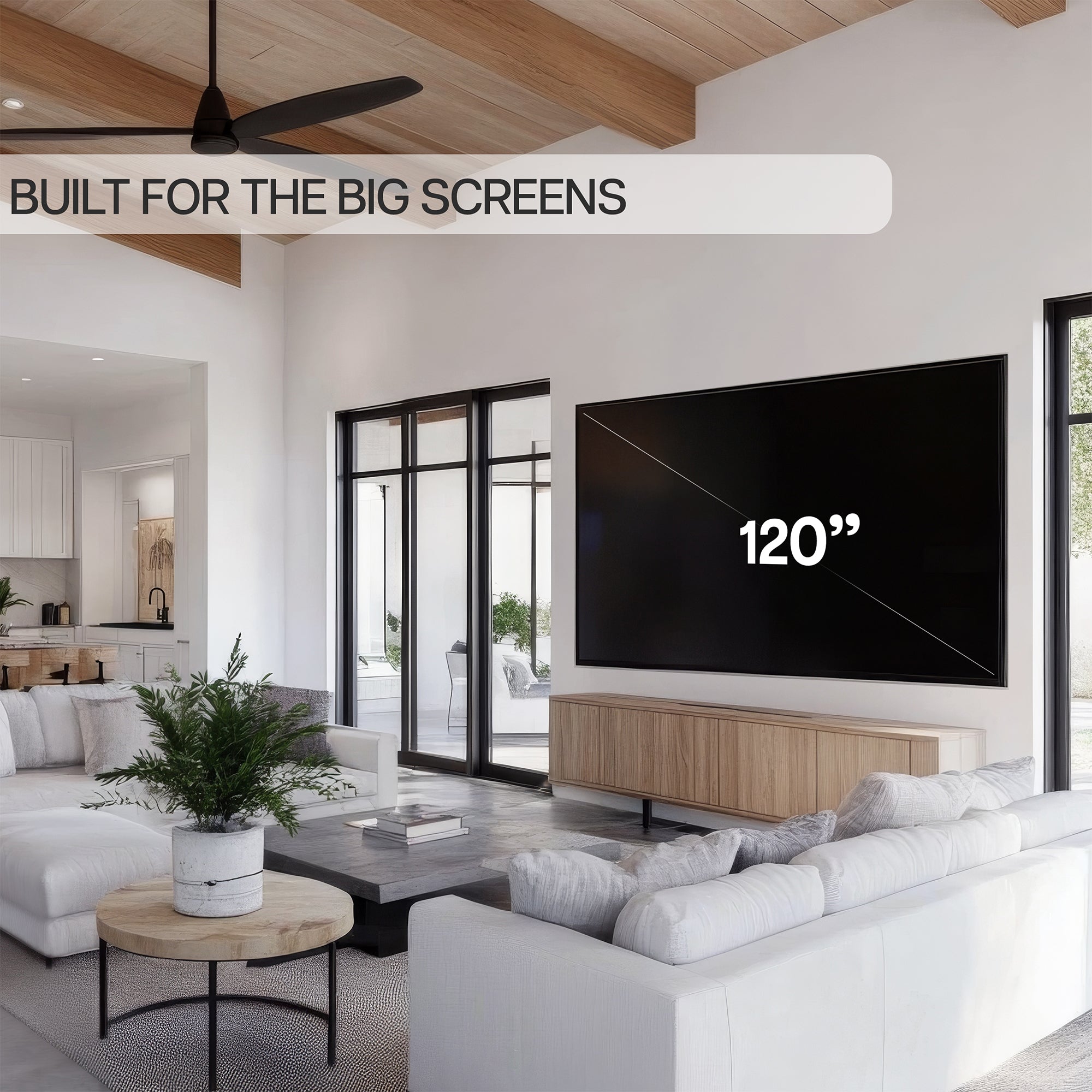 Heavy Duty Extra Large 60" to 120" TV Wall Mount
