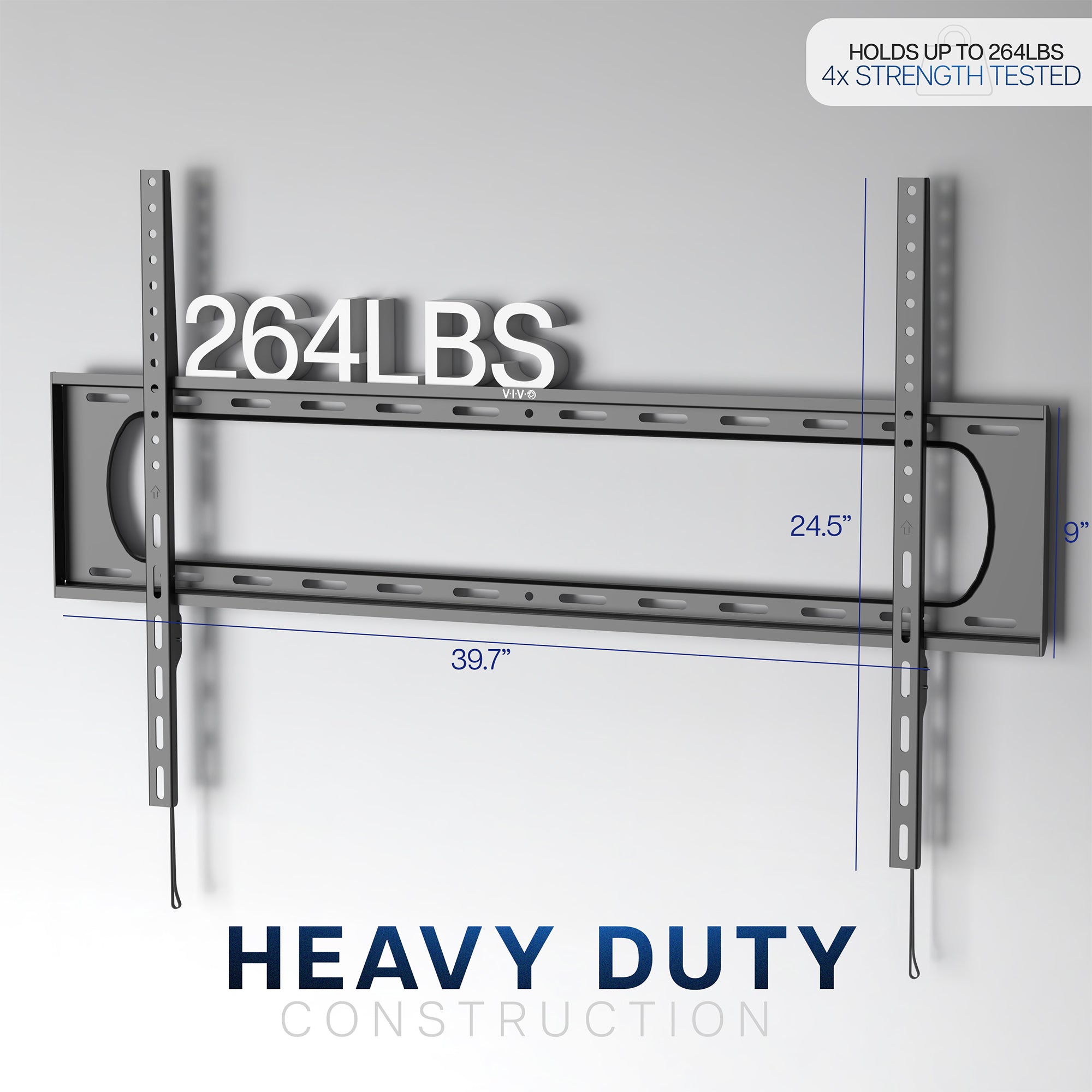 Heavy Duty Extra Large 60" to 120" TV Wall Mount