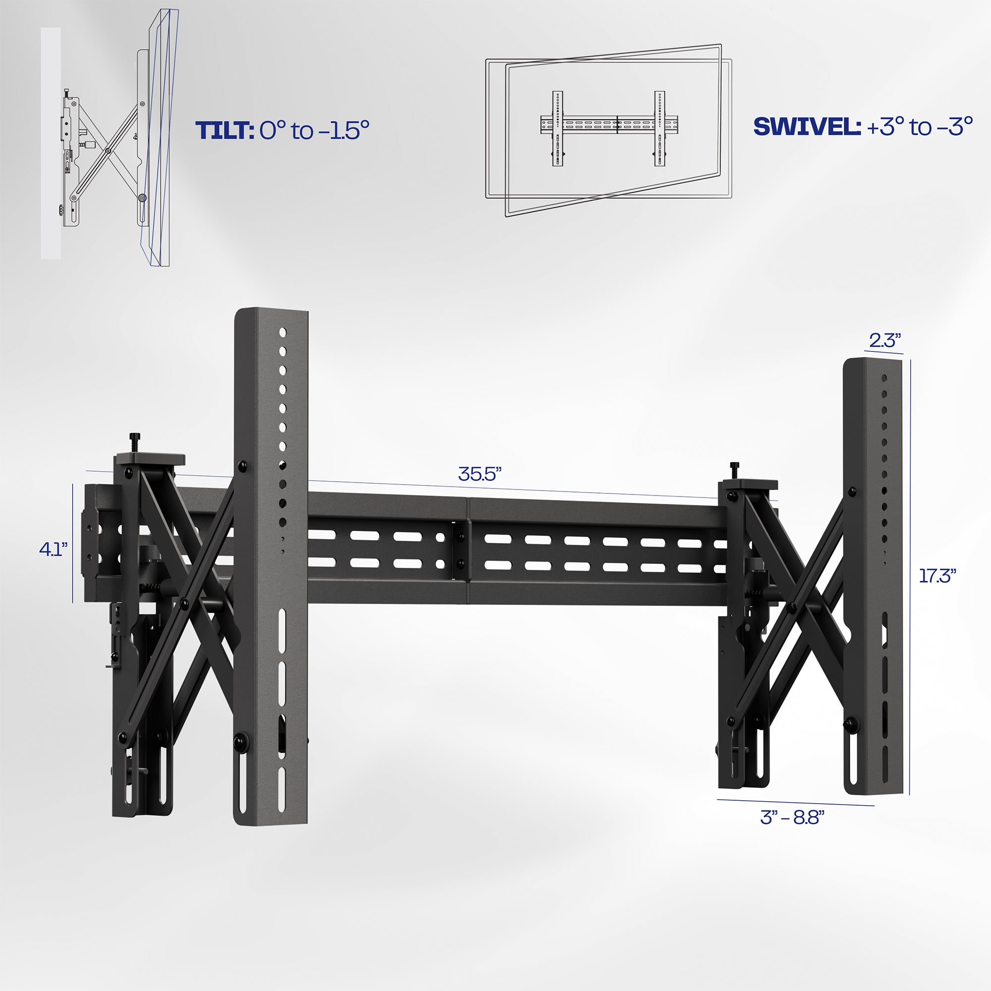 VESA Wall Mount for 37” to 90” TVs