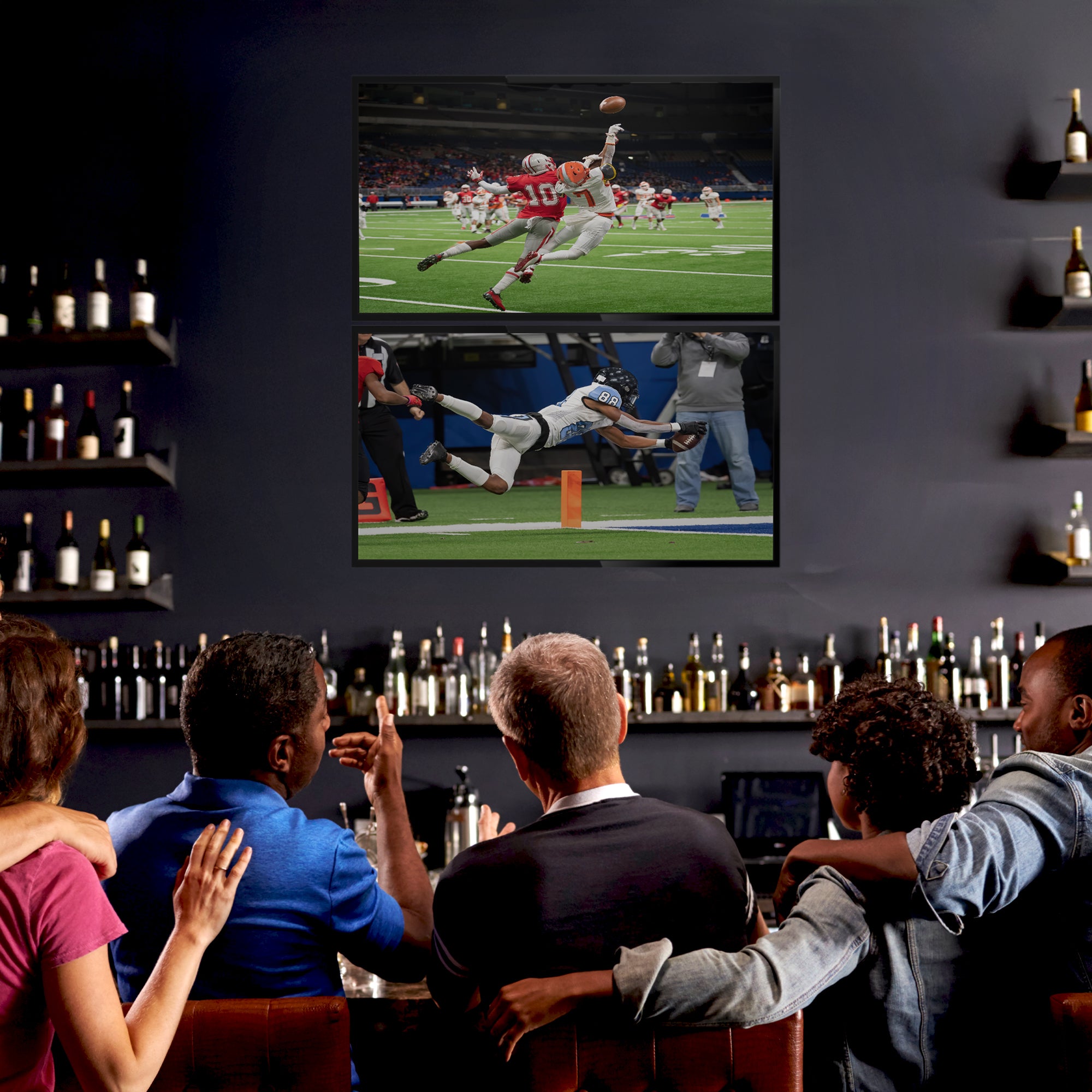 Pop-Out 1x2 Video Wall Mounts for 37” to 90” TVs