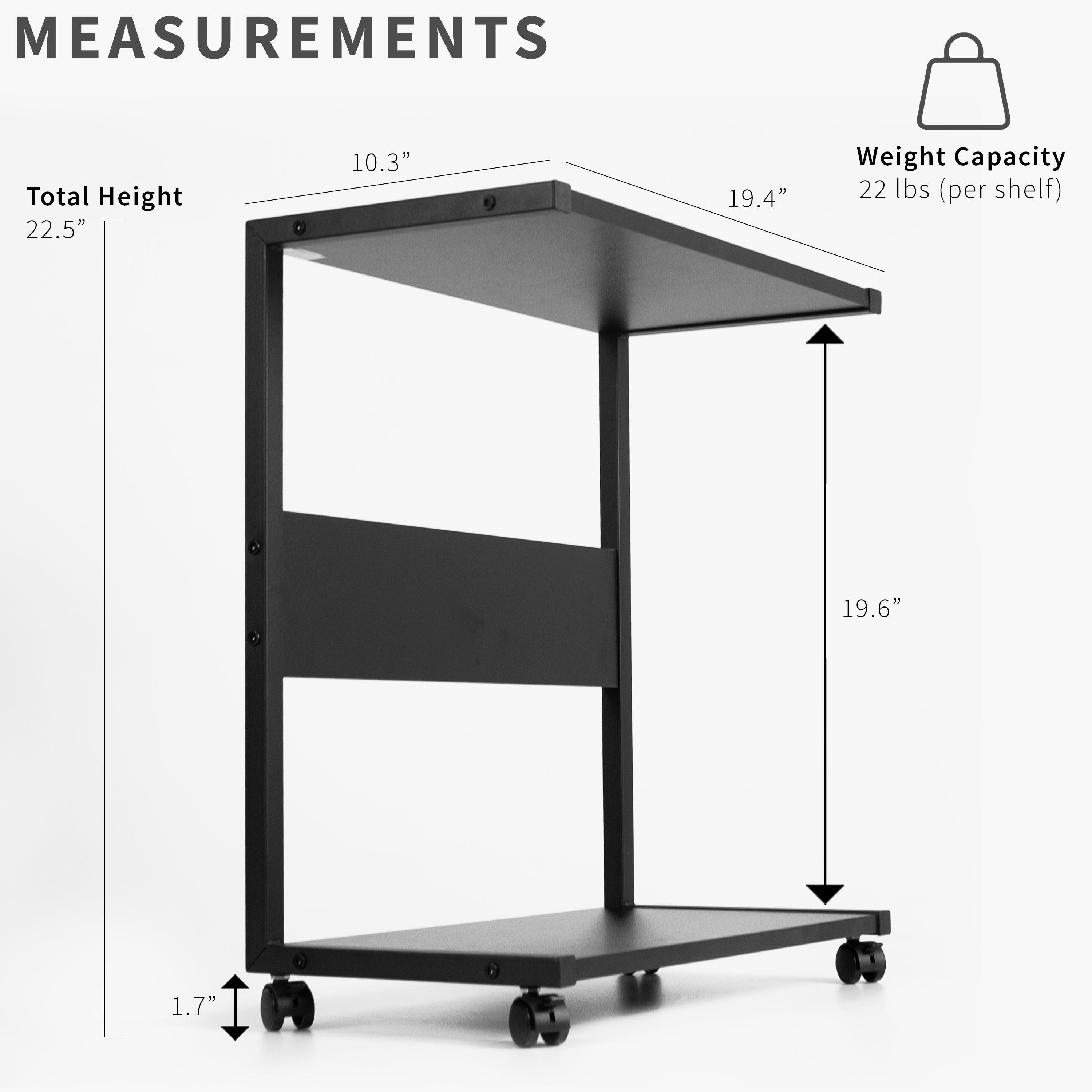 PC Cart with Storage