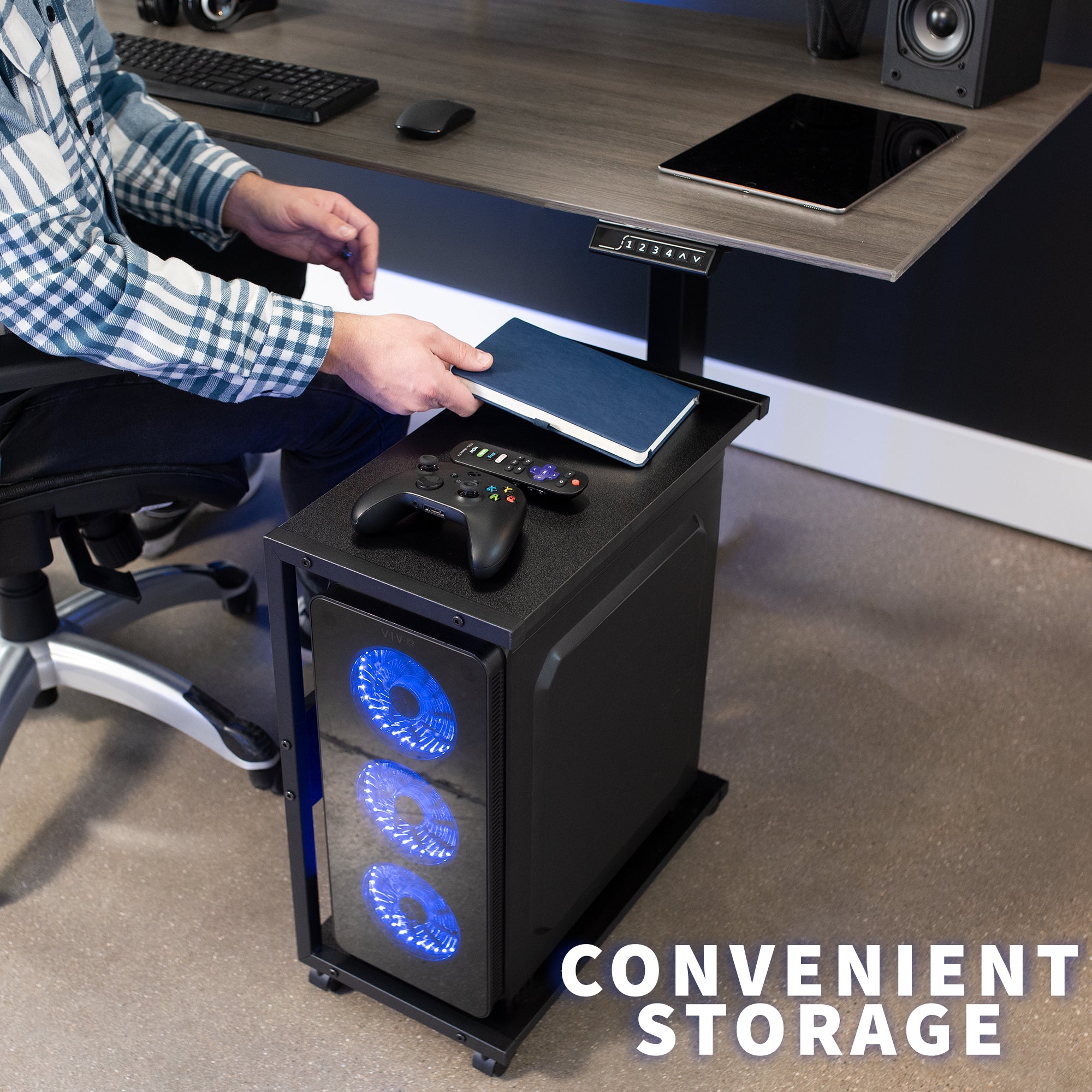 PC Cart with Storage