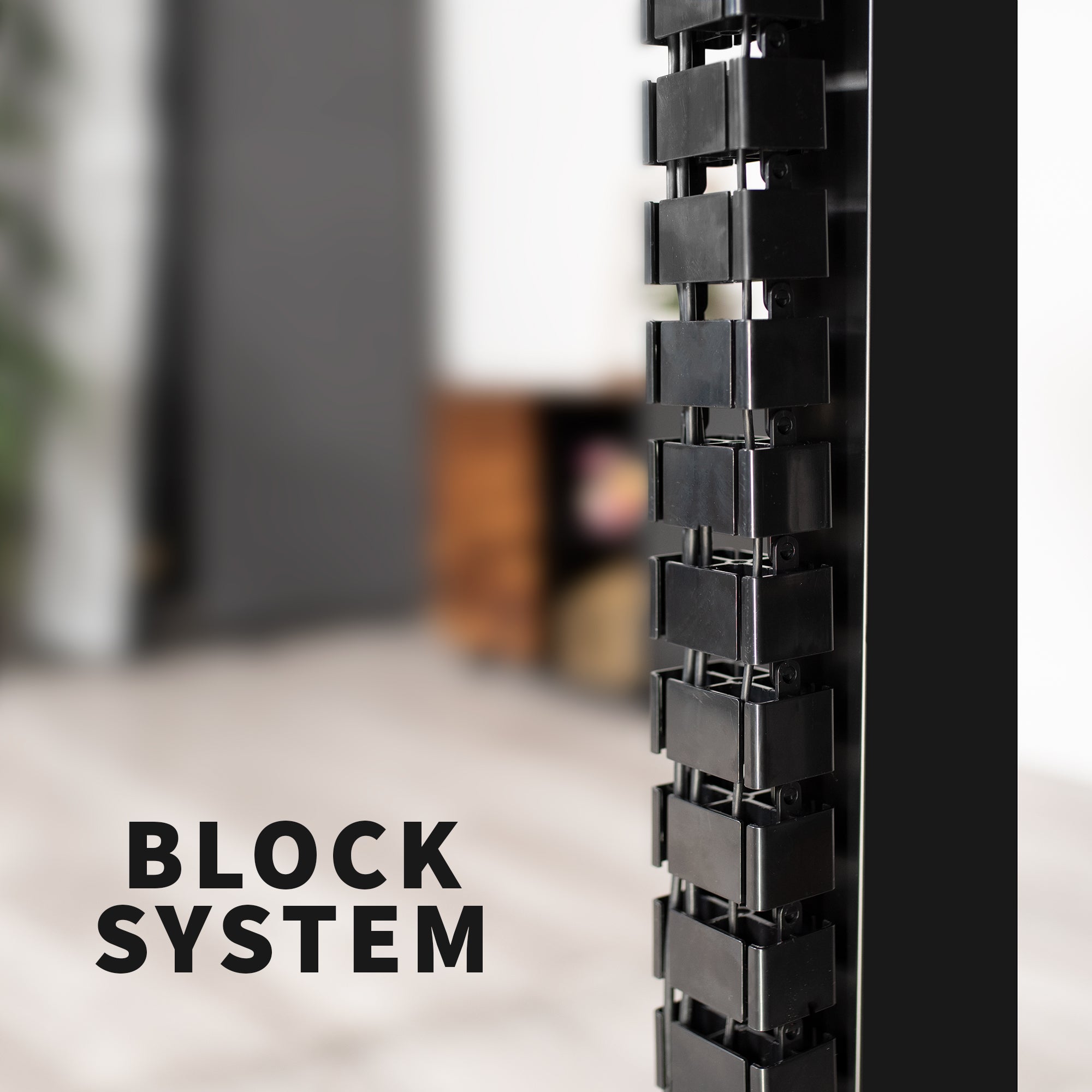 This flexible cable strip provides modern and attractive desk-to-floor cable management for your work area, perfect for height adjustable and standard desks alike.