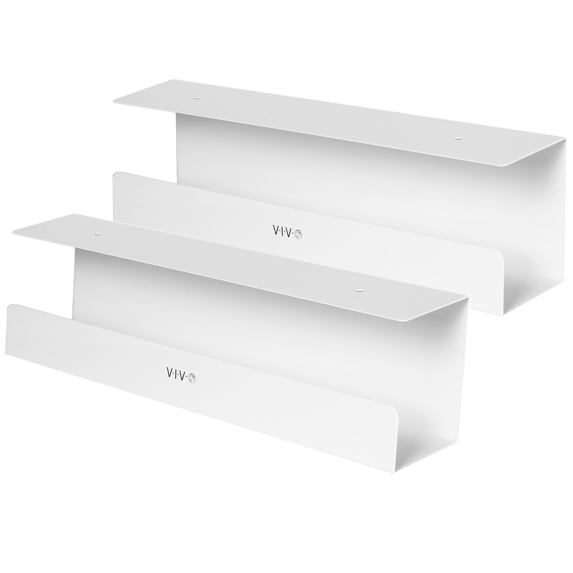 Under Desk Cable Management Trays (2 Pack)