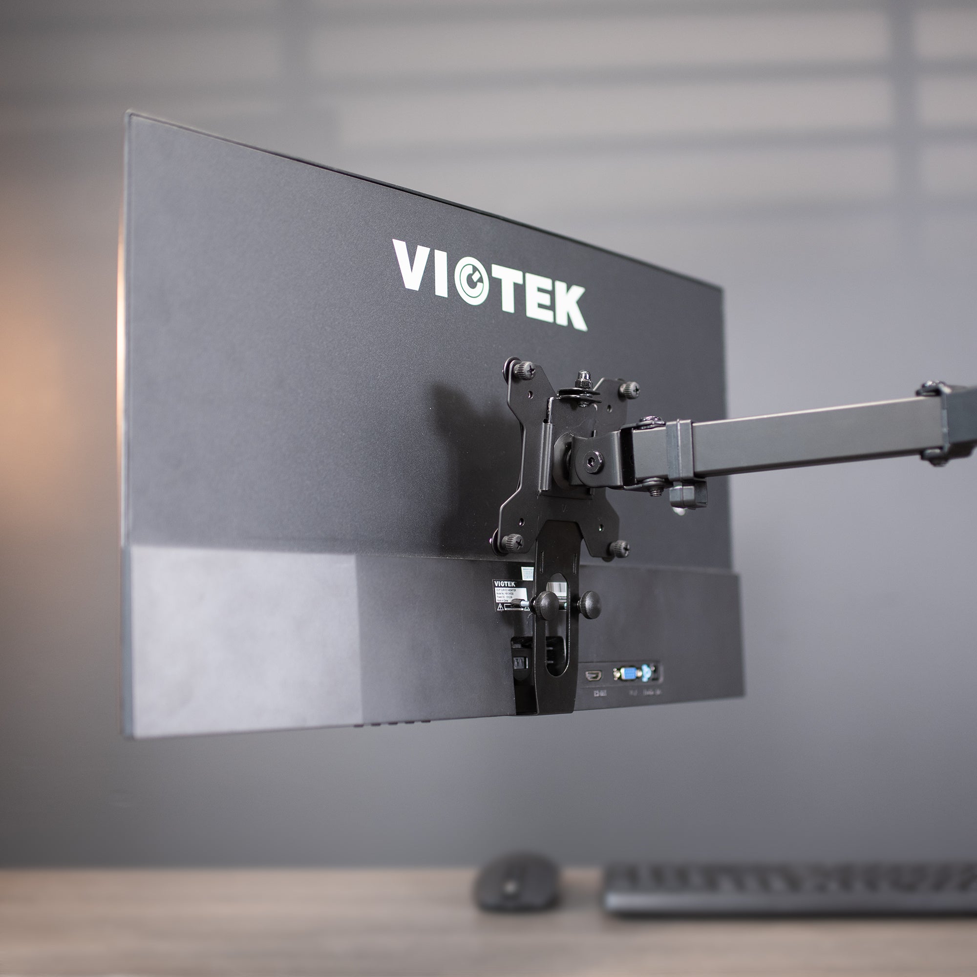 VIVO Quick Attach VESA Adapter Bracket Designed for Viotek Monitor NBV24CB2, VESA 75x75mm and 100x100mm