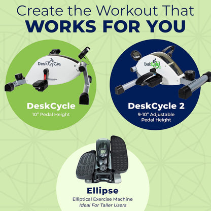 Under Desk Bike Pedal Exerciser
