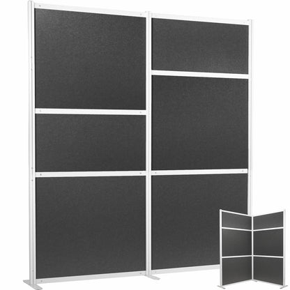 84" Tall Modular Wall System Freestanding Room Dividers