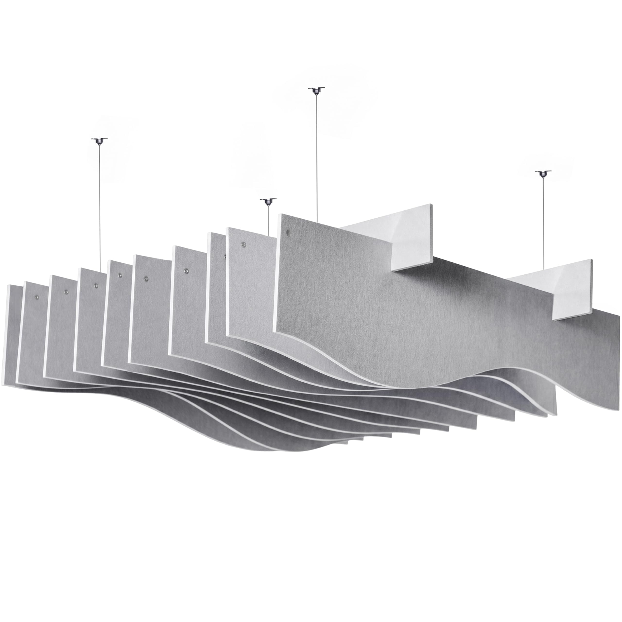 Wave Acoustic Ceiling Waffle Panel