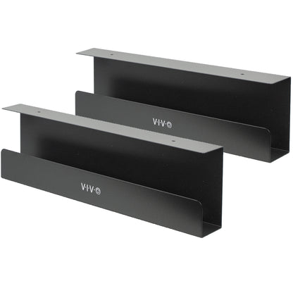 Under Desk Cable Management Trays (2 Pack)
