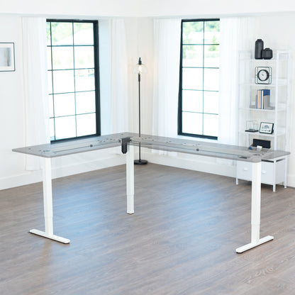 E3 Series - Corner Electric Single Motor Desk Frame
