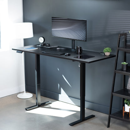 1BS Series - Electric Desk with Square Corner Top