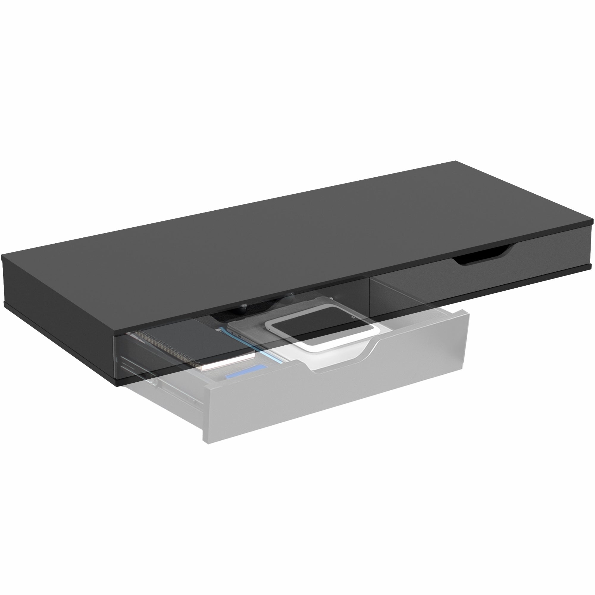 55" x 24" Table Top with Drawers & Built-in Power Strip