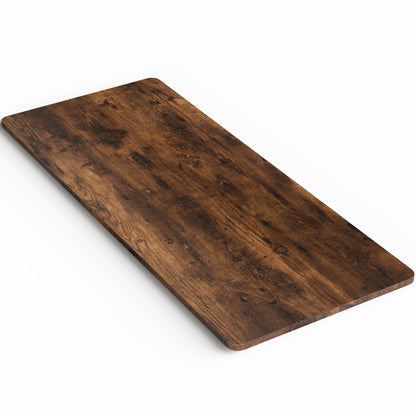 Vintage Brown one piece table top on white background