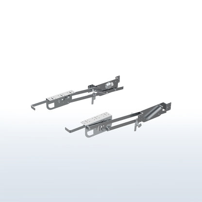 Kitchen appliance lifting brackets for compatible cabinets to save space and allow convenient access and storage for your appliances (shelf/platform surface not included).