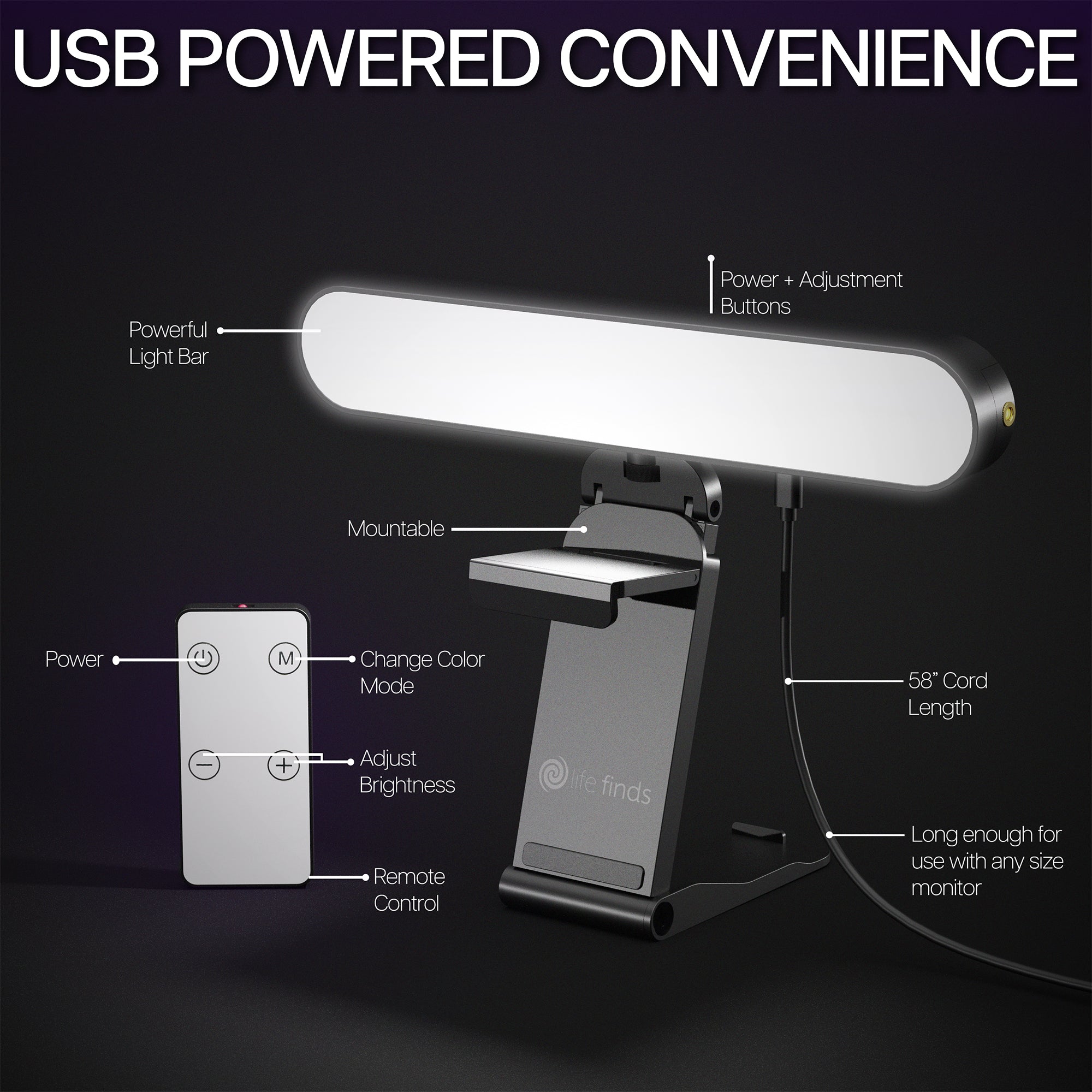 Life Finds by VIVO Webcam Lighting