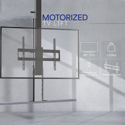Motorized Large TV Mount with Remote Control
