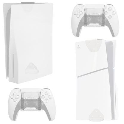 2-in-1 (Wall & Desk) Mount Designed for PS5 & PS5 Slim + 2 Controller Mounts