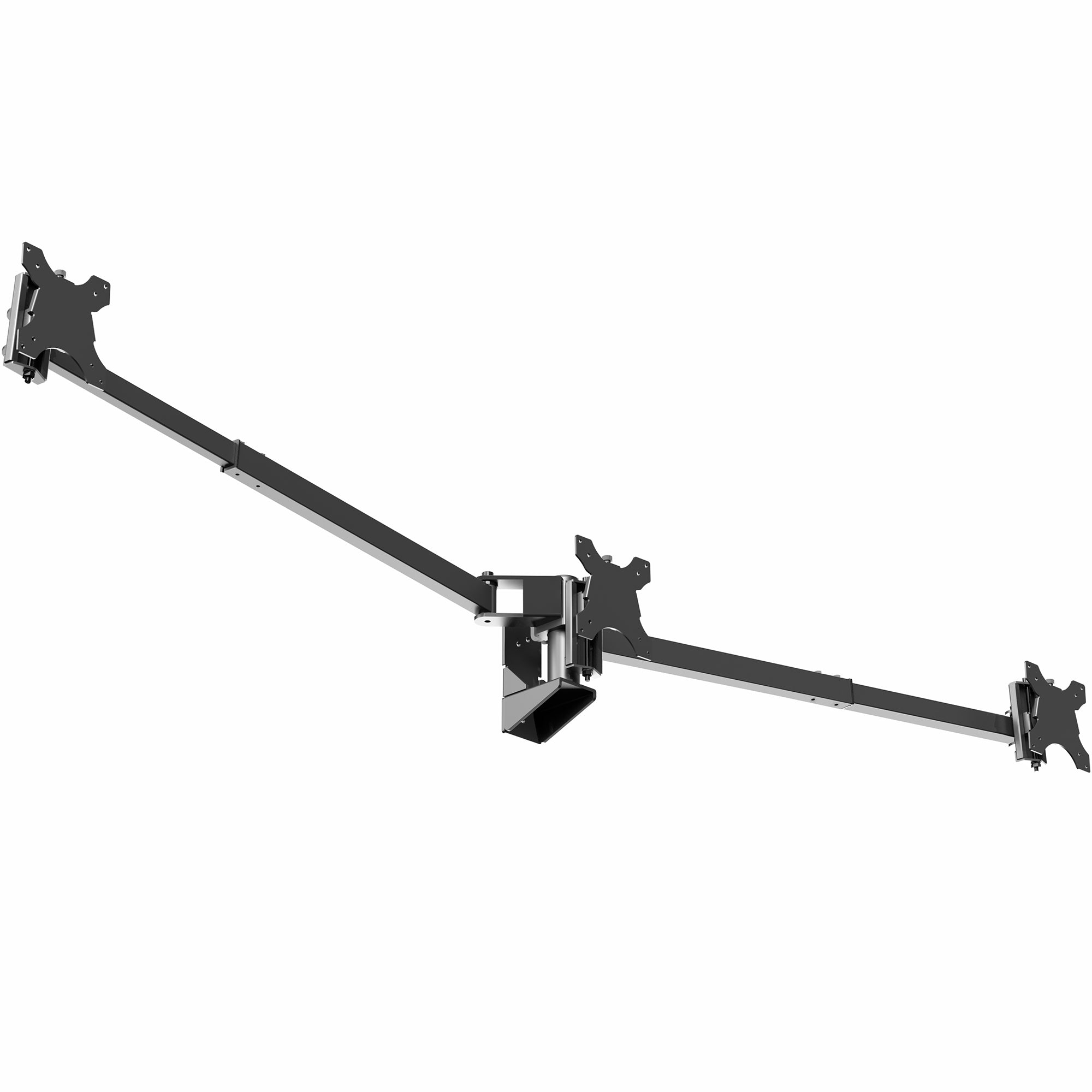 Telescoping Triple Monitor Wall Mount