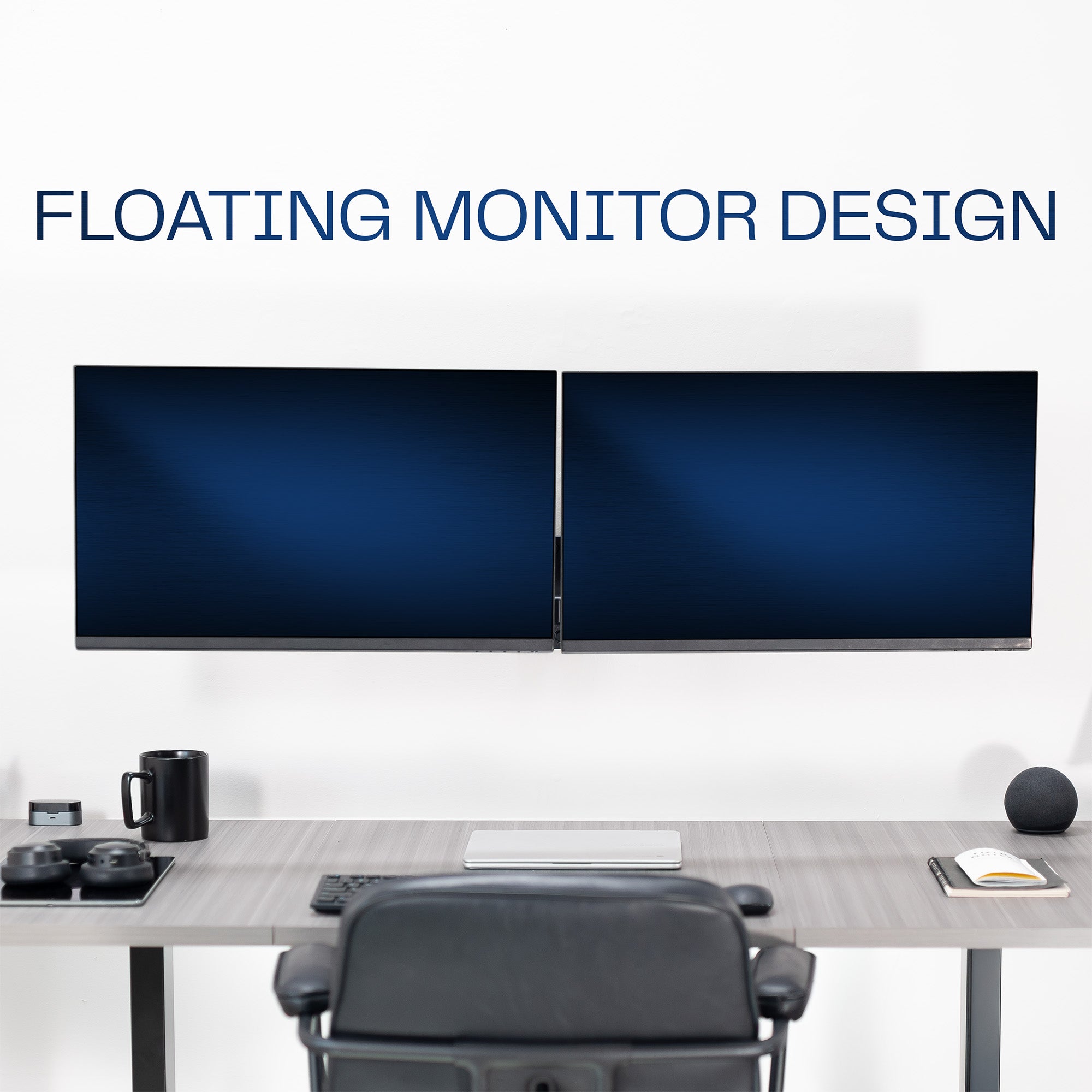 Dual pneumatic wall mount.