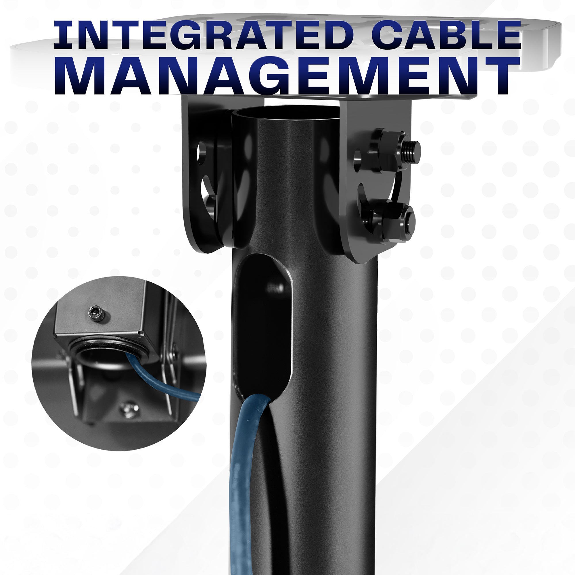 Large 50” to 100” TV Ceiling Mount with Extension Pole