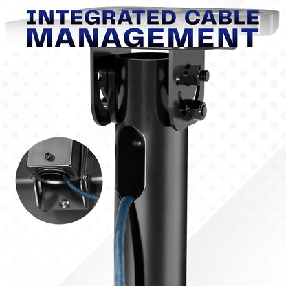 Large 50” to 100” TV Ceiling Mount with Extension Pole