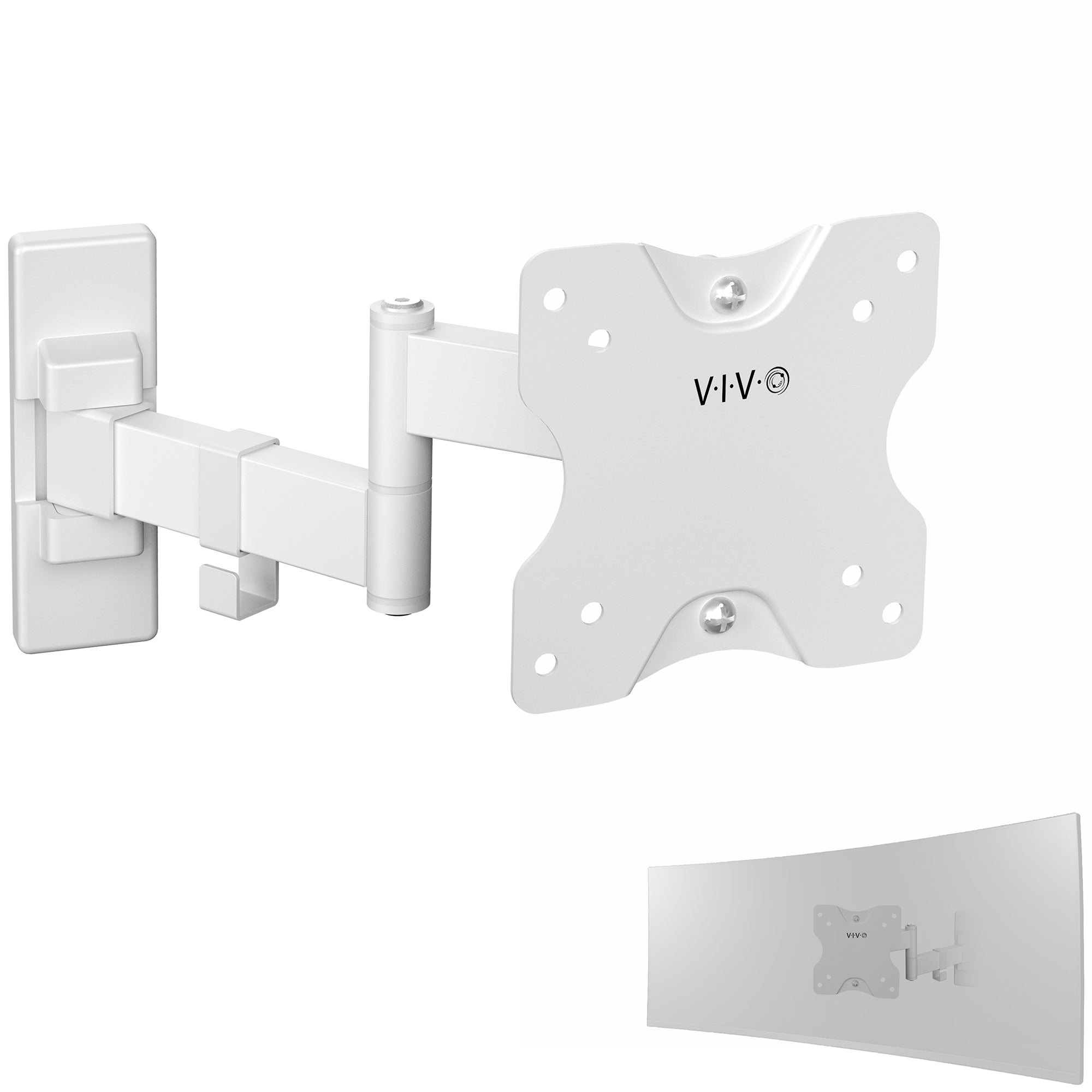 Full Motion Ultrawide Monitor Wall Mount for Screens up to 49"