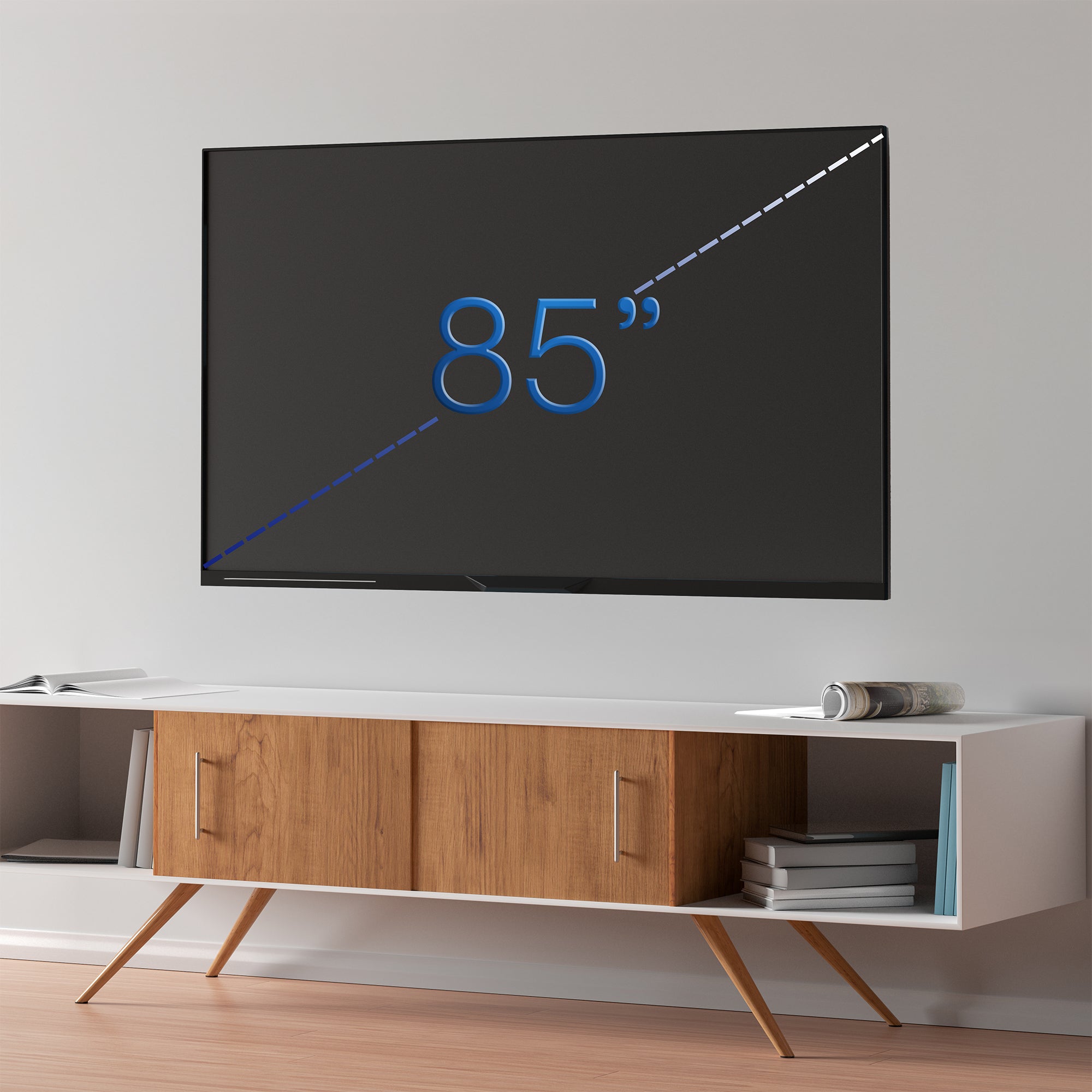 Full Motion 43” to 85” TV Wall Mount with Long Arm