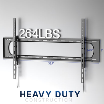 Heavy Duty Tilting Extra Large 60" to 120" TV Wall Mount