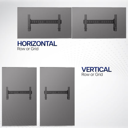 Pop-Out Video Wall Mounts (2 Pack) for 37" to 90" TVs