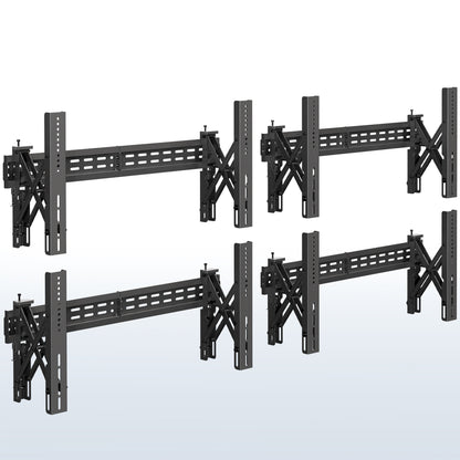 Pop-Out Video Wall Mounts (4 Pack) for 37" to 90" TVs