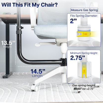Office Chair Mounted Premium Keyboard Tray