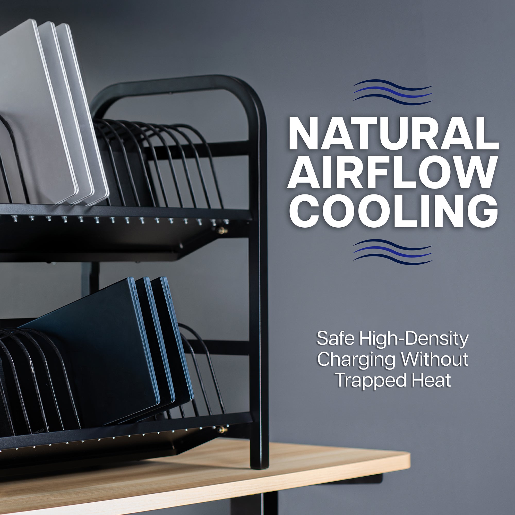 32-Bay Laptop and Tablet Open Charging Station