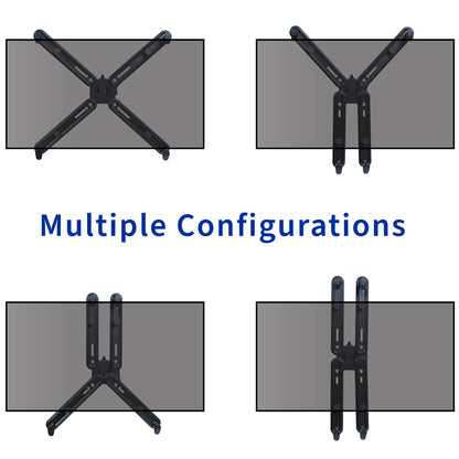 Multiple configurations to fit a variety of monitors. 