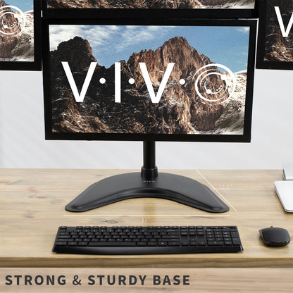 Quad Monitor Desk Stand
