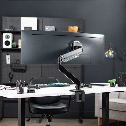 VIVO Premium Aluminum Heavy Duty Monitor Arm with 3.0 USB Ports