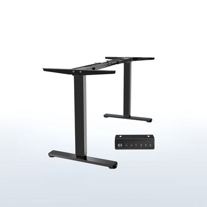 Motorized standing desk frame for raising your table top to a sitting or standing position.
