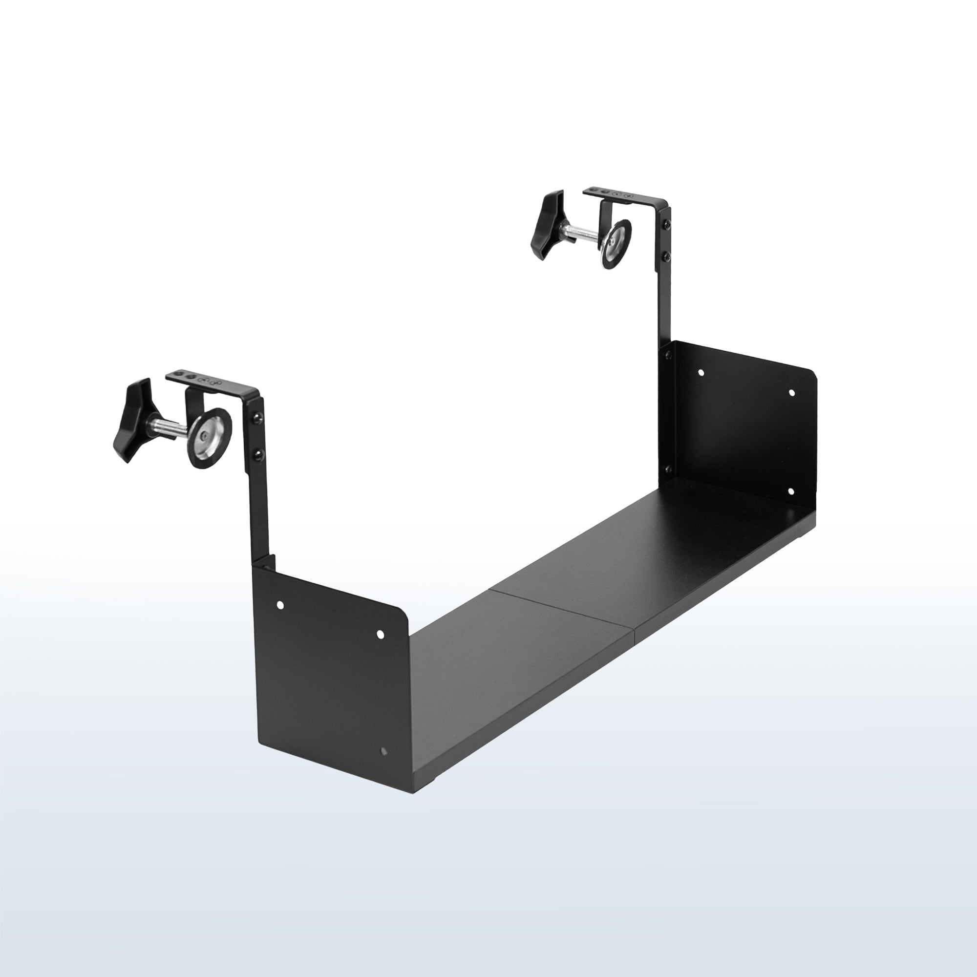 Single or dual tier hanging shelf for cubicles, offices, craft rooms, and more!