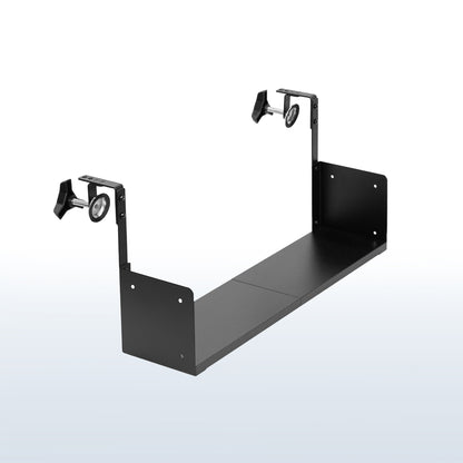 Single or dual tier hanging shelf for cubicles, offices, craft rooms, and more!