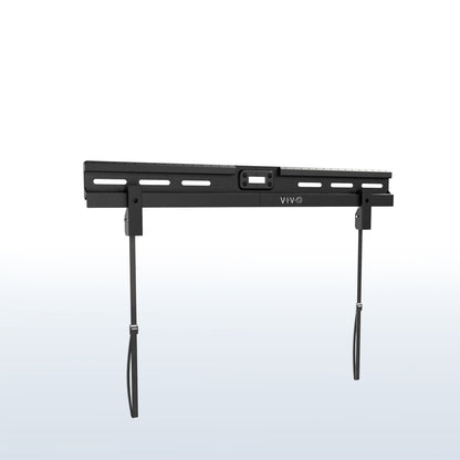 Black TV stand bracket with 'VIVO' branding on a white background