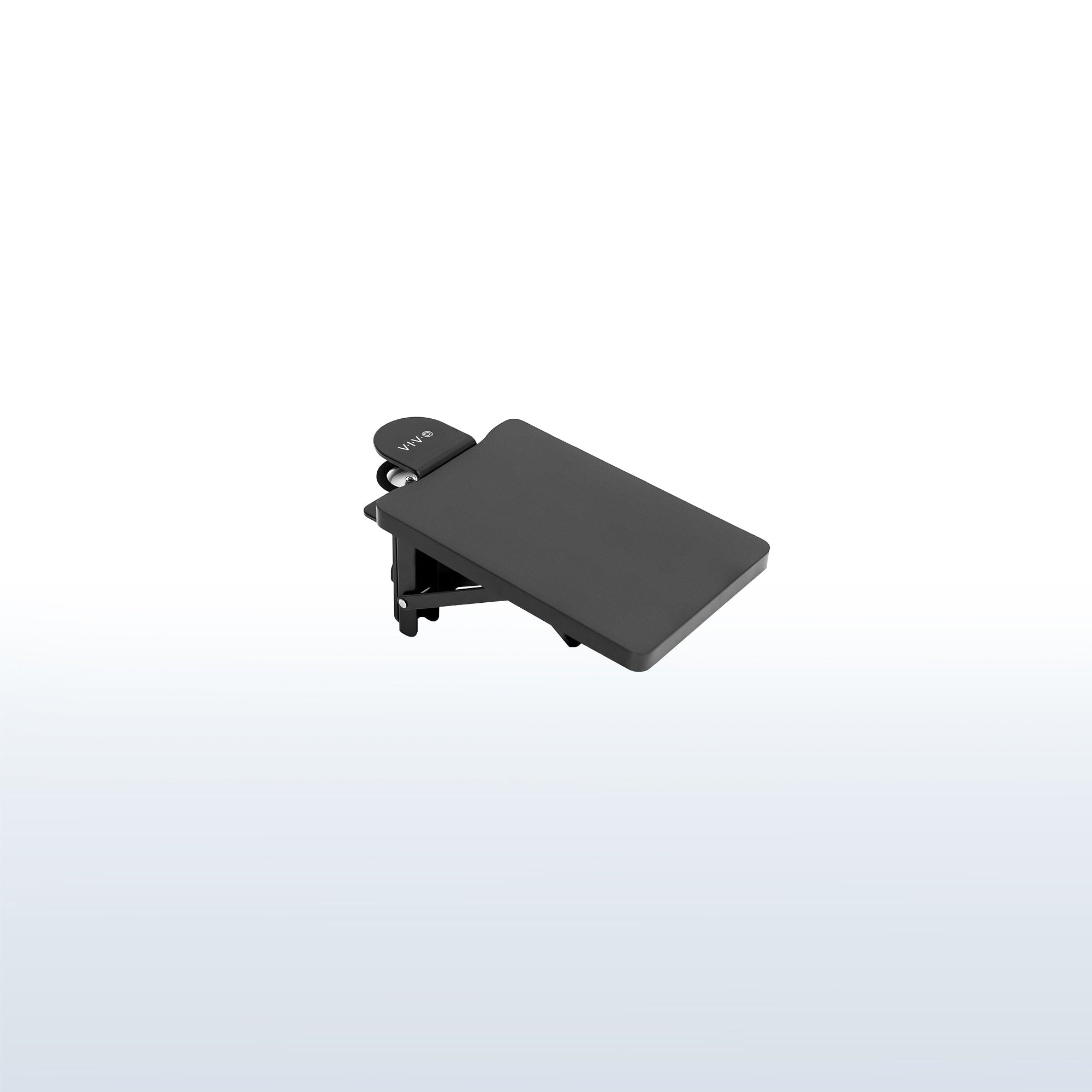 Clamp-on 6 x 9 inch (11 Including Clamps) Desk Extender, Wrist Support, Armrest Tray, Table Mount for Sit Stand Desks