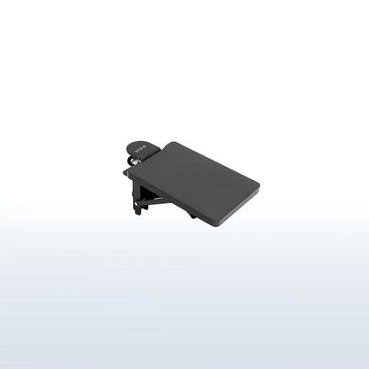 Clamp-on 6 x 9 inch (11 Including Clamps) Desk Extender, Wrist Support, Armrest Tray, Table Mount for Sit Stand Desks