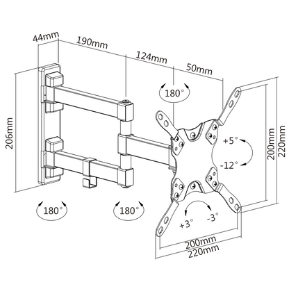 TV Wall Mount for 13 to 42 inch TV